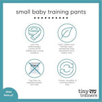 Three pack of reusable absorbent training underwear for babies and toddlers