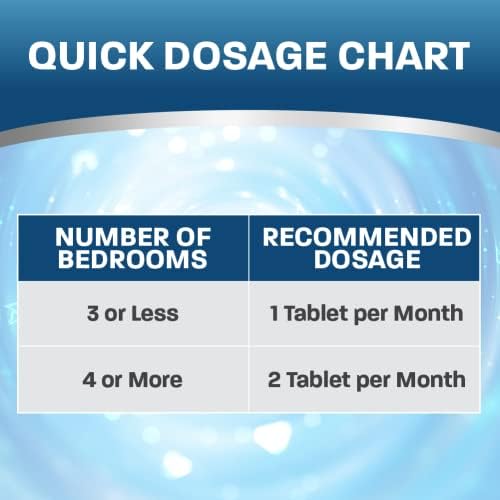 Organic Plumber septic bacteria tablets sinking into tank sludge to remove odors