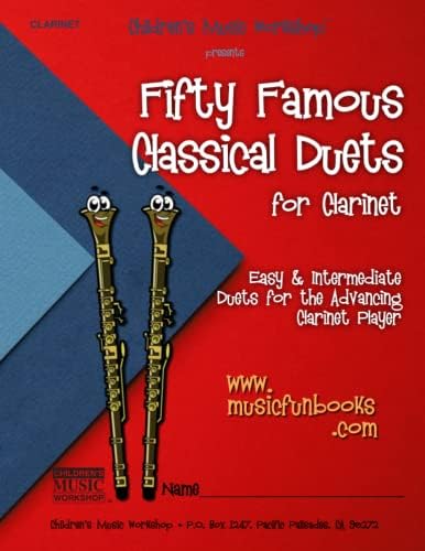 Fifty Famous Classical Duets for Clarinet: Easy and Intermediate Duets for the Advancing Clarinet Player - Image 2