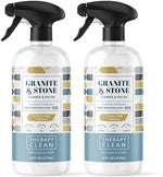 Therapy Granite Cleaner & Polish (2 Pack) - Granite Countertop Cleaner for Marble, Soapstone, Quartz, Quartzite, Slate, Limestone, Corian, Laminate, Tile Countertop, Headstone - Image 2