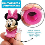 Latex-free PVC character puppets arranged neatly showing durable design construction