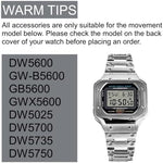 VESECCON metal bezel and strap set displaying installation tools and face nails