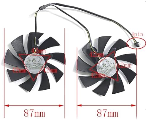 LTANDBR dual fan configuration replacement setup compatible with Zotac GeForce series