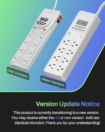 BN-LINK surge protector showing LED indicator lights