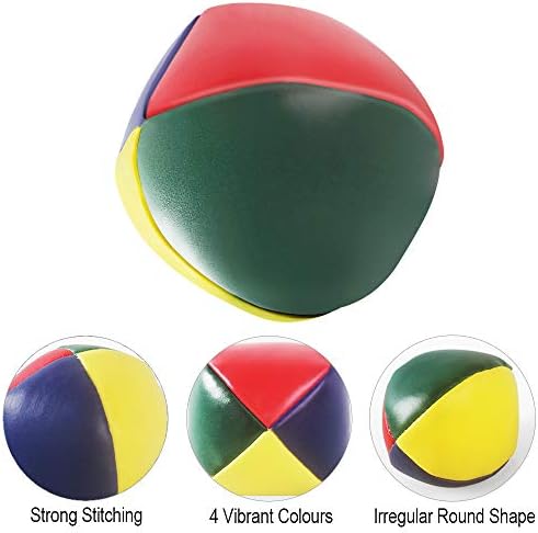 Two inch tactile training balls filled with premium plastic pellets