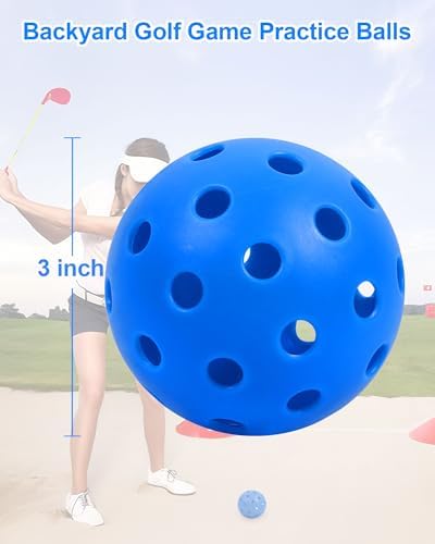 Hotwind backyard golf balls showing bright glow effect at night