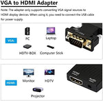 YACSEJAO portable television display converter showing the compact size and durable cable construction details