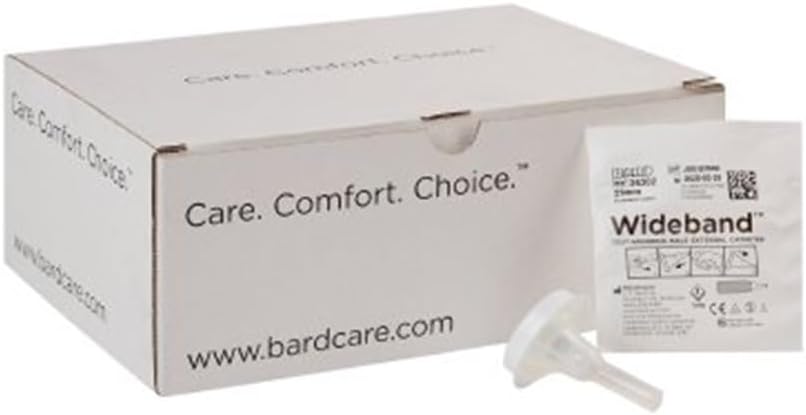 30 Pack Condom External Catheters 29mm, Medium, Rochester Wideband, Extra Adhesive # 36302 - Image 1