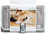 Munchkin XL diapering kit demonstrating the water-resistant fabric texture ideal for hygienic outdoor baby care.