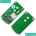 Mustpoint M.2 Key B to Mini PCI-E Adapter installed with a module