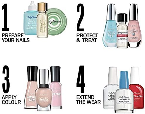 Sally Hansen silk protein nail hardener for achieving long and resilient fingernails