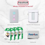 Fujifilm Instax smartphone printer with forty sheets of instant film and travel case.
