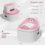 MoreFeel potty trainer with cushioned seat detail