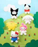 Pompompurin Sanrio collectible plush side profile