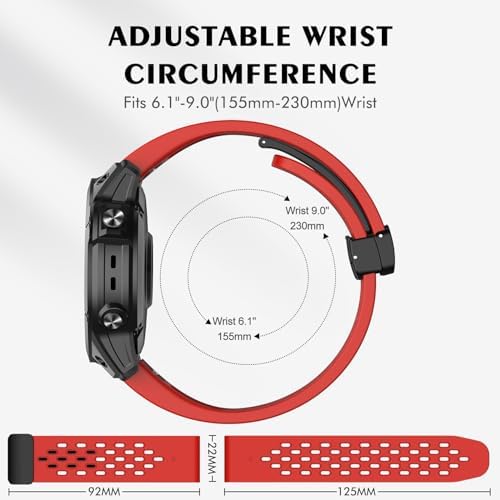 ISABAKE hypoallergenic replacement wristband showing inner texture detail