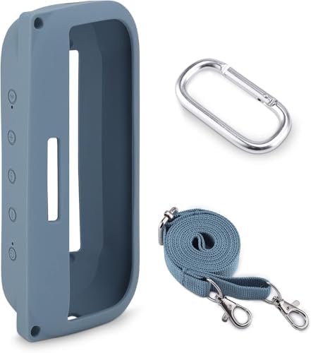 co2CREA silicone travel cover with attached metallic carabiner clip for outdoor portability.