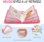 Fintie raining hearts cloth photography keeper showing child safe non toxic pages