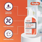 Rugby Laboratories steroid free cooling lotion with camphor and menthol