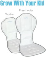 Solfres cooler pad shown inside a baby stroller