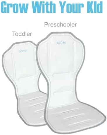 Solfres cooler pad shown inside a baby stroller