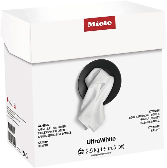 Miele Genuine UltraWhite Washing Machine Detergent Powder, 2.7 kg – 10459720 - Image 1