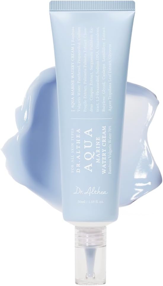 Dr. Althea Aqua Marine Watery Cream 50ml front view daily moisturizer for intense skin hydration