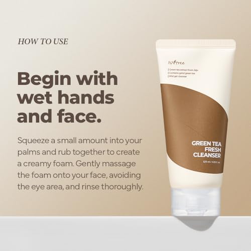 Authentic Isntree Green Tea Fresh Cleanser skincare product
