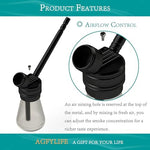 Mini Portable Hookah Set, Designed for Tobacco Use, for Home or Travel - Image 4