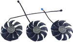 LTANDBR graphic card replacement fan showing the detailed four pin power connector header layout.