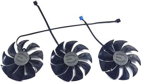 LTANDBR graphic card replacement fan showing the detailed four pin power connector header layout.