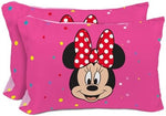 Two pack Disney Minnie Mouse pink kids pillow covers