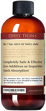 Flavorless nano copper liquid supplement bottle showcasing premium crystalline formula clarity