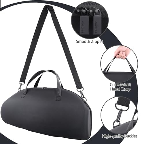 co2CREA portable case showing the included separate velvet cable accessory pouch