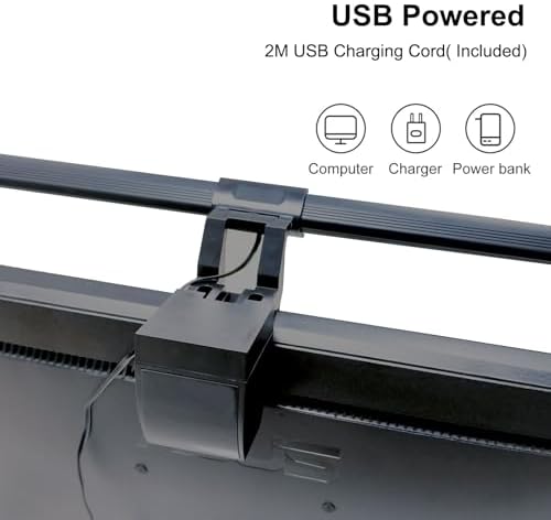 Universal serial bus powered led desk light functioning in a dark home office
