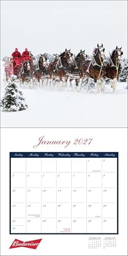 Clydesdales of Budweiser 2027 Wall Calendar - Image 3