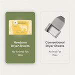 Grab Green baby laundry dryer sheets box close up view