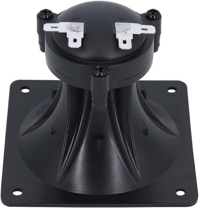 Close up shot of the piezoelectric ceramic horn design engineered for crisp car audio treble.