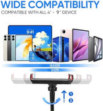 Flexible long arm lazy bracket showing its thirty-one point four inch aluminum-magnesium alloy core structure