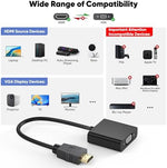 Multi-pack display box containing ten individual high definition monitor adapters
