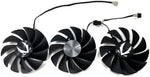 LTANDBR twelve volt direct current replacement GPU fan close up view