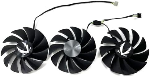 LTANDBR twelve volt direct current replacement GPU fan close up view