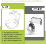 Transparent baby safety guard for gas oven knobs