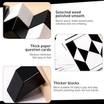 Close-up of the smooth edges on the Kykake geometric puzzle pieces highlighting the safe non-toxic plastic material.