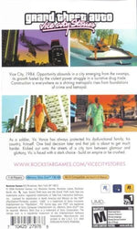 Grand Theft Auto Vice City Stories PSP game disc case retail packaging