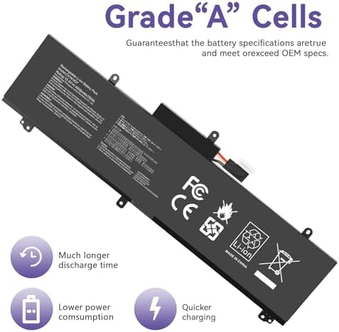 Fancy Buying premium replacement battery back side view for ASUS laptops