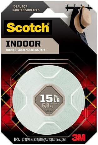 Scotch double-sided foam tape roll closeup