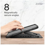 ZUGU premium tablet cover showing the recessed spine slot for wireless pencil charging