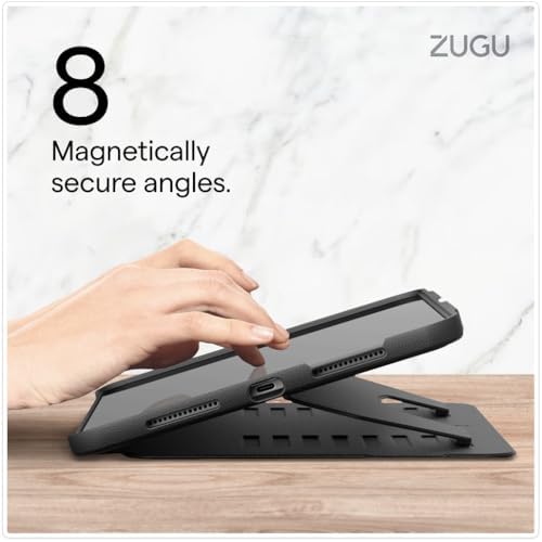 ZUGU premium tablet cover showing the recessed spine slot for wireless pencil charging