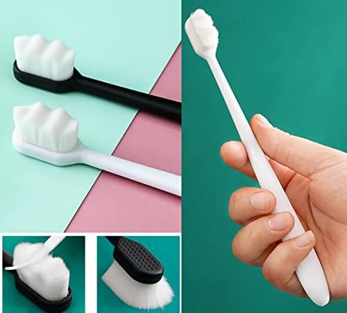 VOVEWAN toothbrush packaging layout displaying all included units ready for travel.