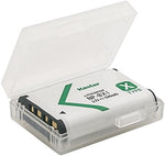 Kastar camera battery charger kit showing the fold out travel prongs and the included automotive lighter adapter cable